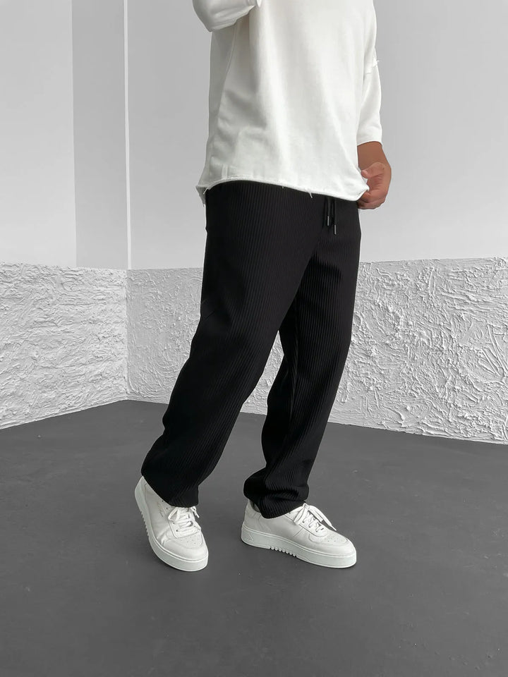 Fergus - Ribbed Spandex Pants