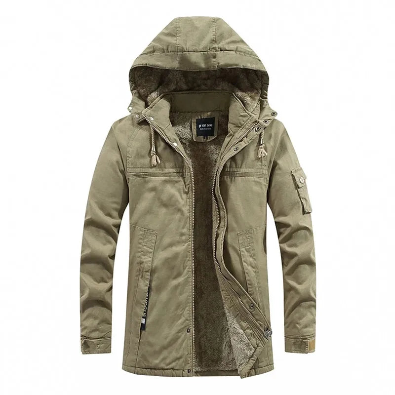 Stevon - Fleece Hooded Jacket