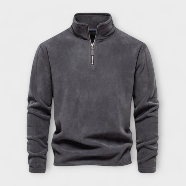 Evan - fleece zip pullover