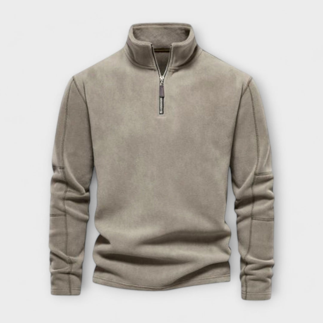 Evan - fleece zip pullover