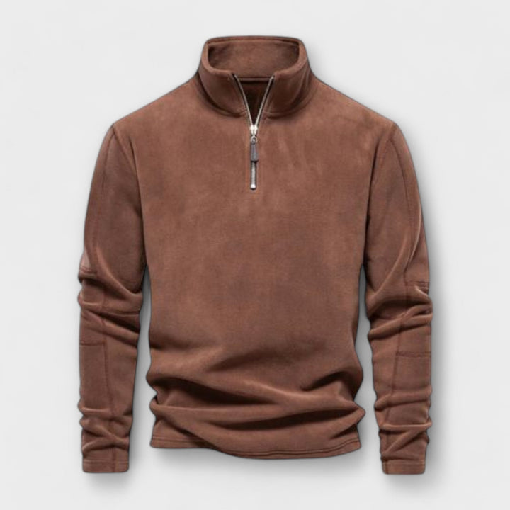 Evan - fleece zip pullover