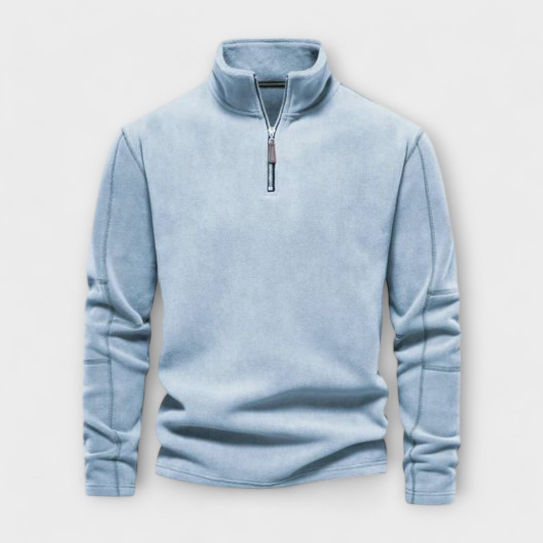 Evan - fleece zip pullover