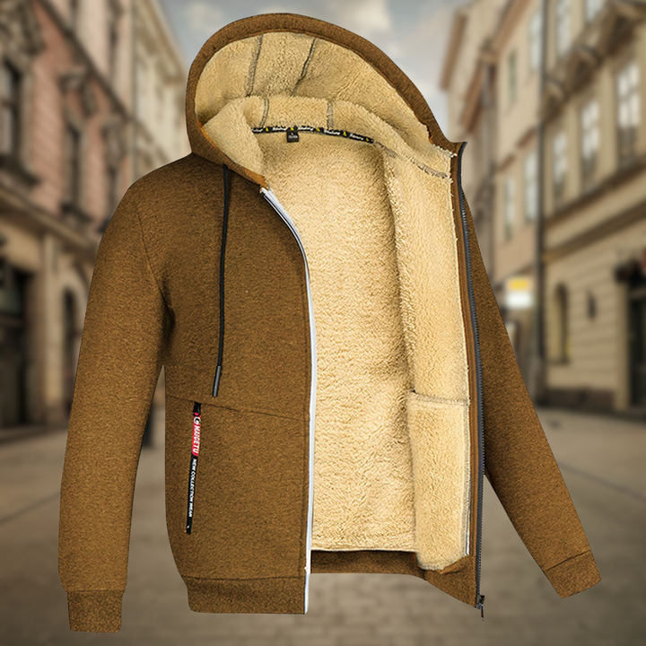 David - Fleece Hooded Cardigan