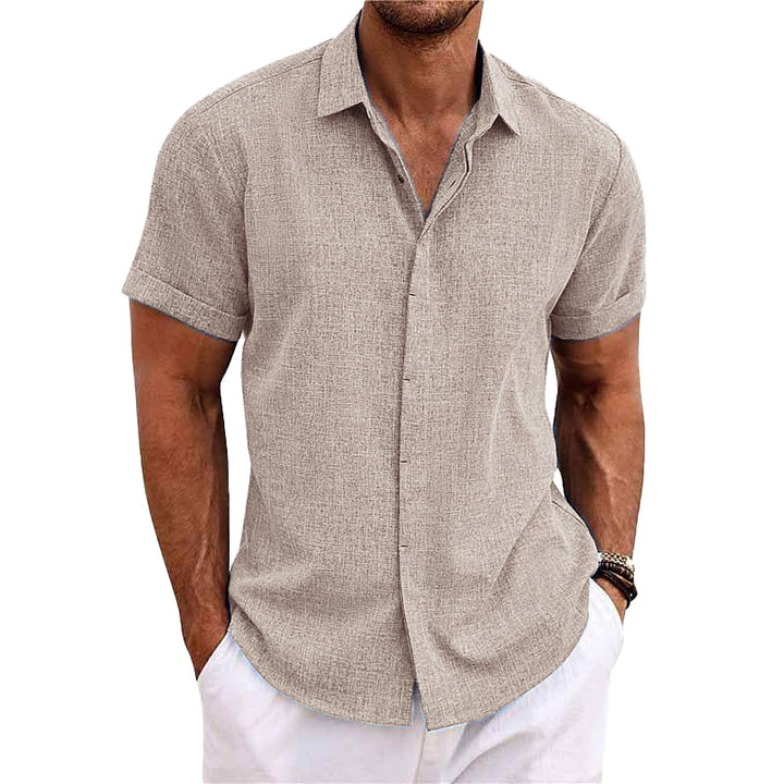 Kyrie - Linen Lapel Shirt
