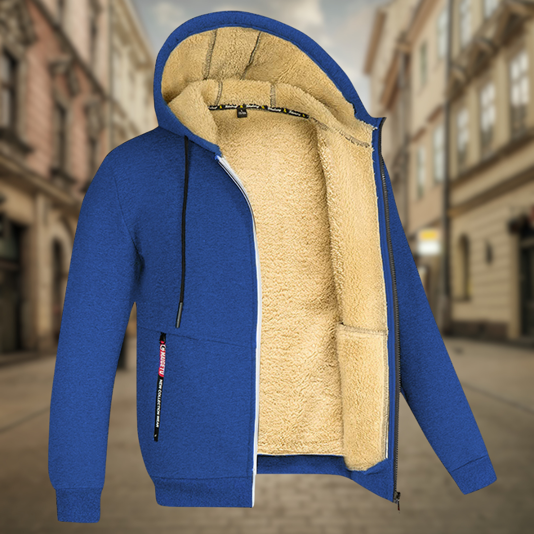 David - Fleece Hooded Cardigan