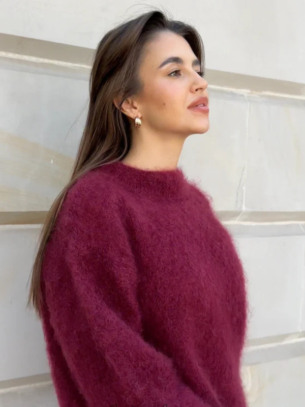 Ayla - Mohair Round Neckline
