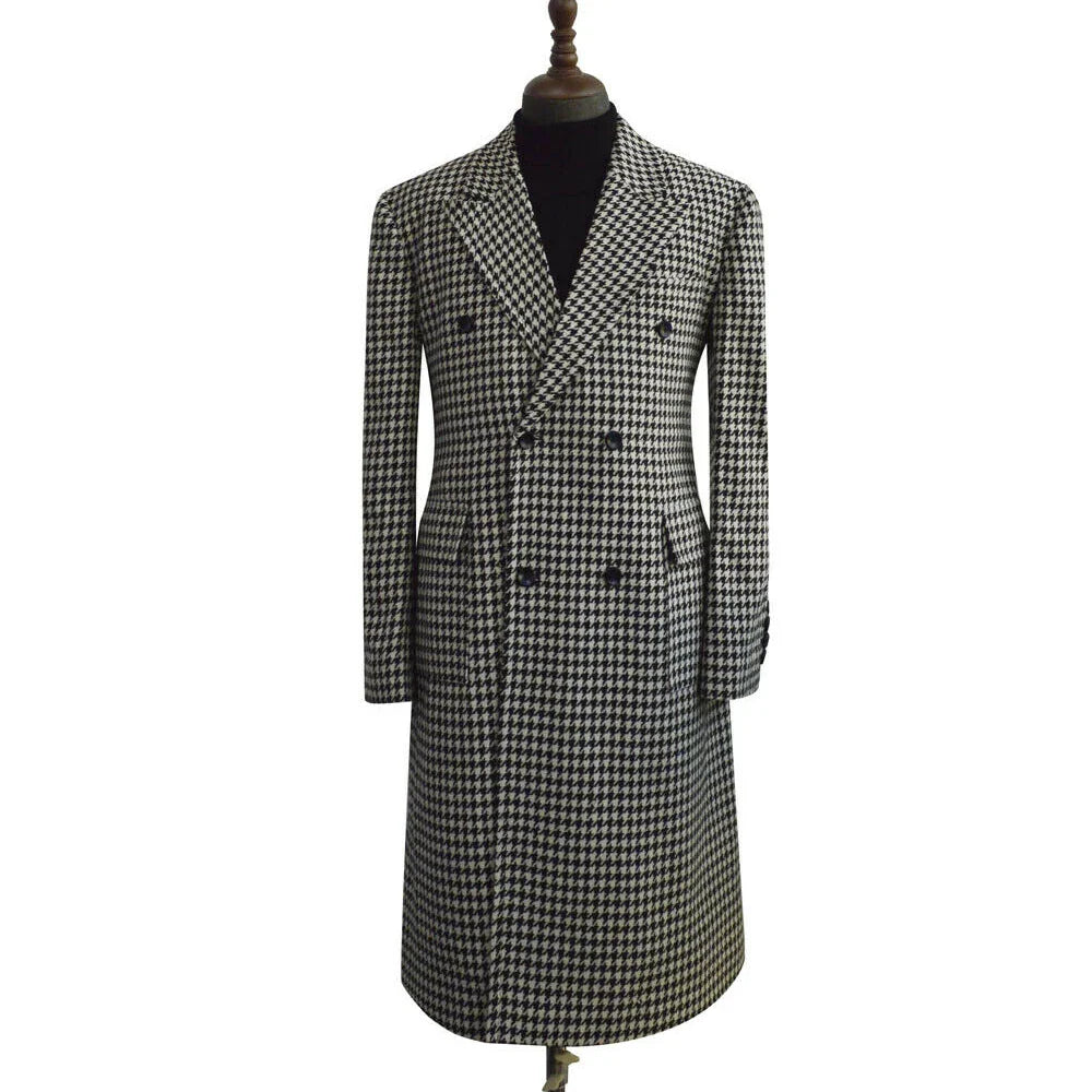 Bruno - Houndstooth Trench Coat