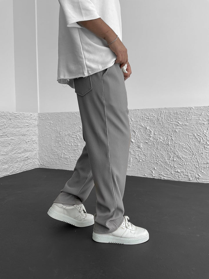 Fergus - Ribbed Spandex Pants