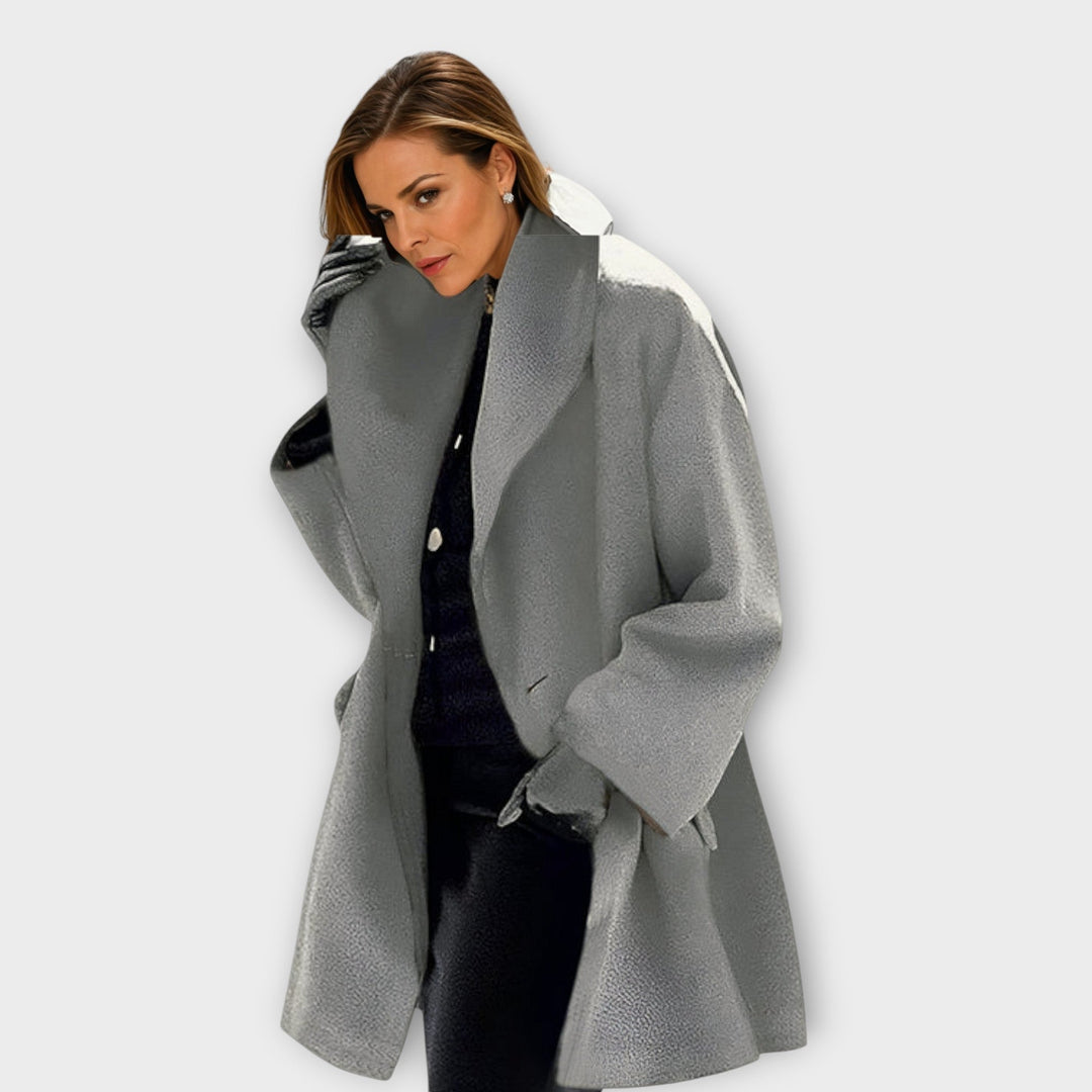 Ella -  Luxury Windproof Wool Coat