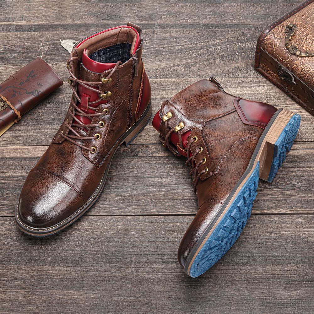 Chris - Handcrafted premium leather Oxford boots