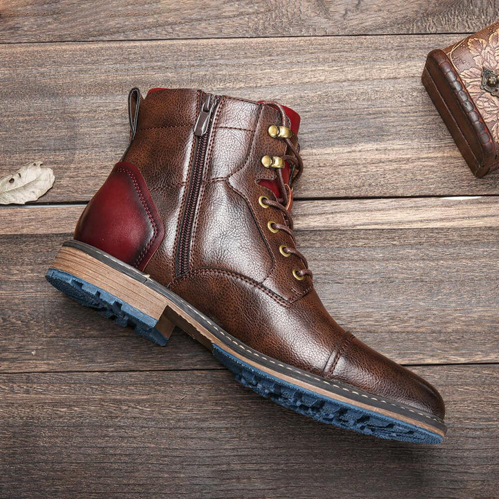 Chris - Handcrafted premium leather Oxford boots